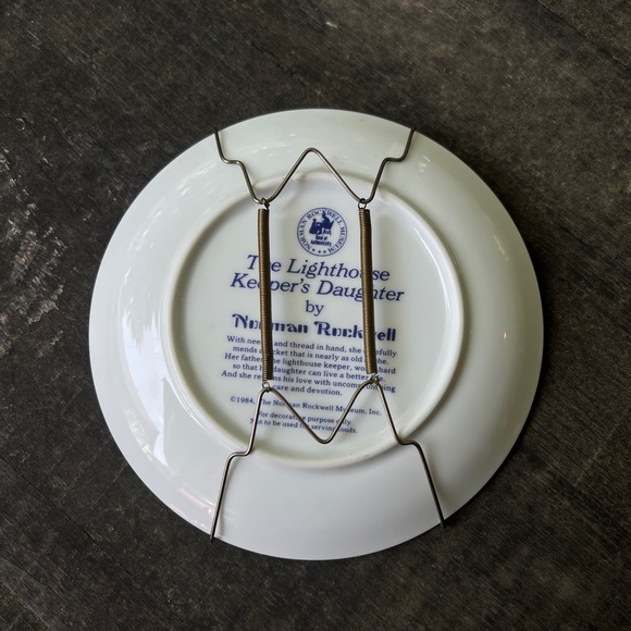 Norman Rockwell Collectible Decorative Plate  with fastening, hanging wall decor - Picture 5 of 6